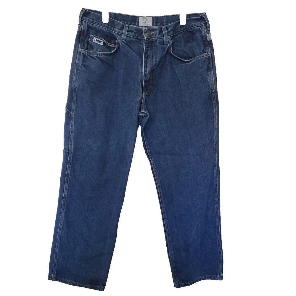 Tyndale FR Jeans Men’s 35x30 FRMC Flame Resistant CAT 2 Made In USA 15 CAL